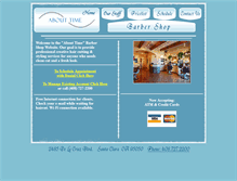 Tablet Screenshot of abouttimebarber.com